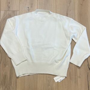 White Crewneck Sweater